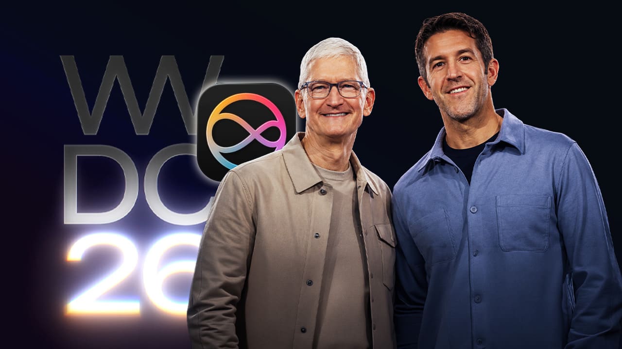 Portada del pódcast sobre la WWDC 2026 con Tim Cook y la previa de iOS 27 y la nueva Siri de Apple.